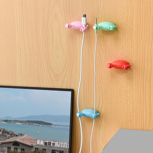 6pcs Soft Silicone Crabs Cable Tidying for Kitchens and Workstations Use - 第 5/16 張圖片