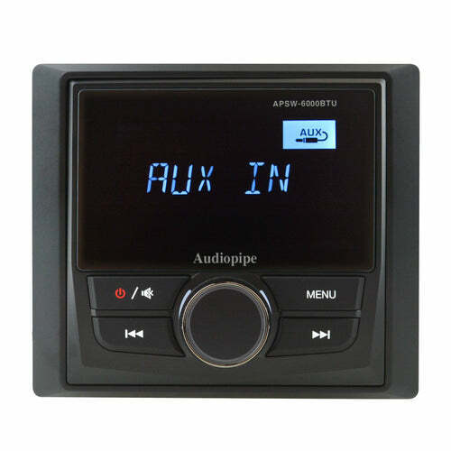 Audiopipe Multimedia Marine Radio Unit with High Definition Posi