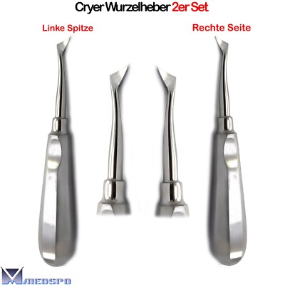 Cryer Wurzelheber Elevatoren Zahnextraktion Chirurgie Root Tip Dental Luxieren