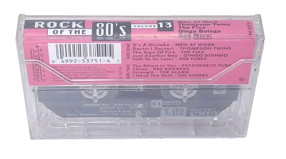 ROCK OF THE 80'S VOLUME 6 NEW WAVE POST PUNK OINGO BOINGO MEN AT WORK THE FIXX Foto 2 de 4