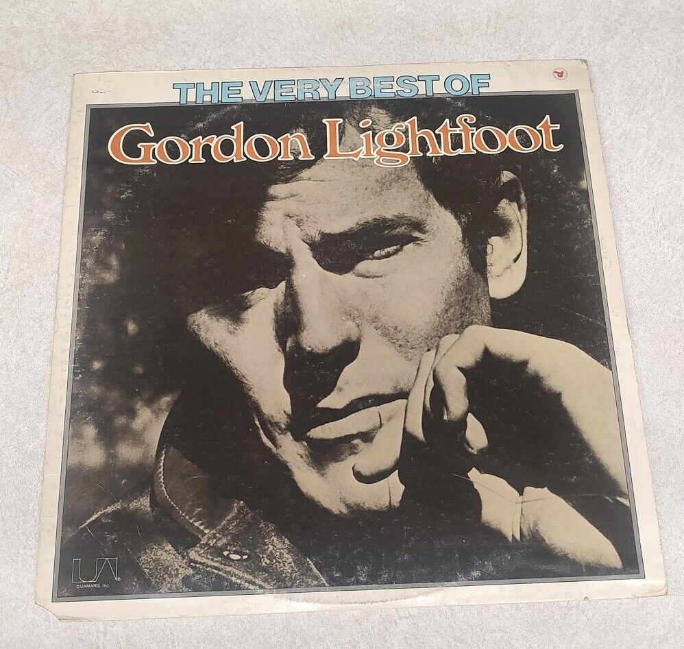 THE VERY BEST OF GORDON LIGHTFOOT GREATEST HITS LP 1975, EX condition