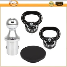 Puck System 2-5/16 in. Gooseneck Ball & Safety Chain Kit 30K Cutr-60618 For Ram