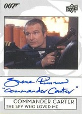 2019 James Bond Collection A-SR Shane Rimmer Carter Inscription Autograph Card!