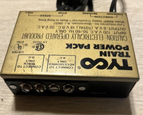Tyco HO Train Transformer Model 899BP , 18VDC, 20V AC, Tested - Picture 3 of 3