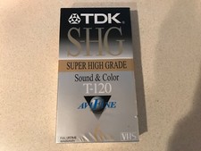 TDK S-HG Super High Grade T-120 Sound And Color VHS Tape New Sealed