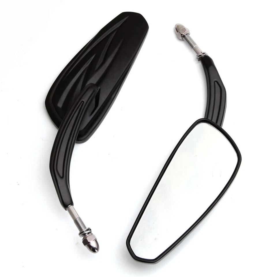 For Harley Davidson Street Glide Road King Special Motorcycle Side Mirrors Black — 第 4/4 张图片