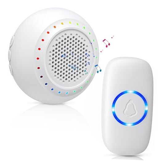 Wireless Doorbell •  • Doorbell Chime Kits with 1 Transmitter 1 Receiver •-image