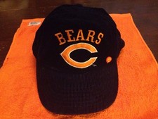 Vintage Chicago Bears Corduroy SnapBack Hat Cap Logo Original Shell NFL