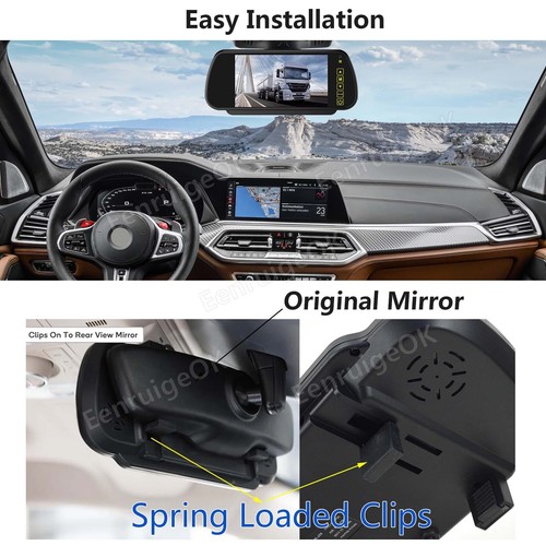 Third Brake Light Backup Camera for Ford Transit Van + 7" Rear View Monitor - Picture 16 of 22