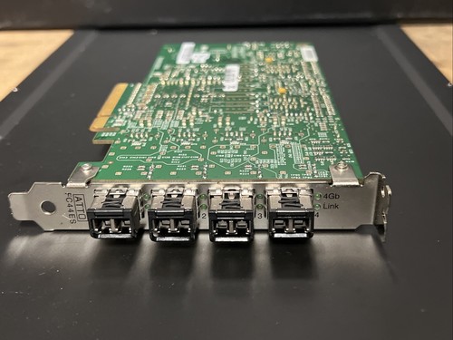 Atto Technology FC44ES Quad-Channel 4GB/s Fibre Channel PCIe Host Adapter FR SHP - Picture 4 of 5