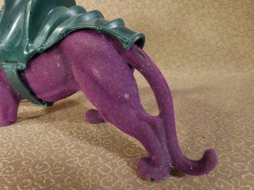 Scheletro armatura da battaglia vintage MOTU Mattel originale Masters of Universe con pantera - Foto 5 di 8