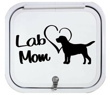 Labrador Lab Mom Decal for Car Window  Labrador Retriever Decal Sticker  BG757