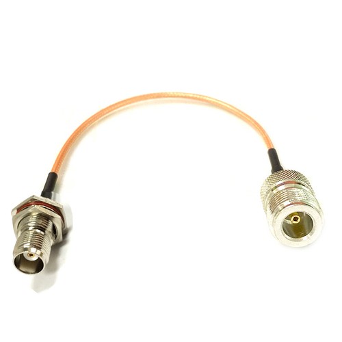N type Female to TNC Female bulkhead pigtail cable RG316 30cm for Wifi router - Picture 1 of 3