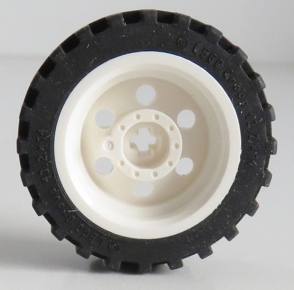 LEGO Technic - Reifen / Tire 43.2 x 14 mit Felge, weiß # 56904c01 - Bild 3 von 3