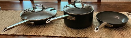 Williams Sonoma Professional Ceramic Nonstick MIXED Cookware Pans Pots With Lids - Picture 2 of 8