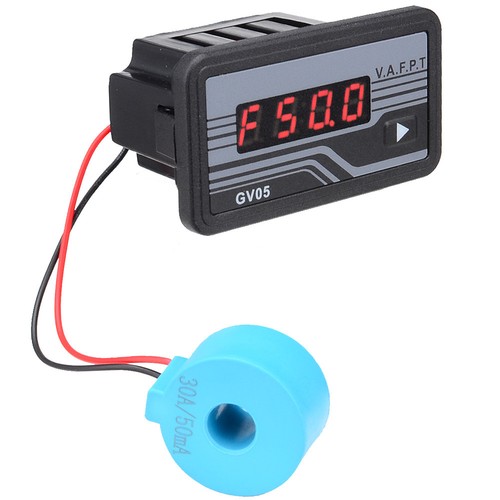 AC220V  5 in 1 Generator Digital Volt Amp Watt Hour Power Frequency Meter Tester - Afbeelding 4 van 8