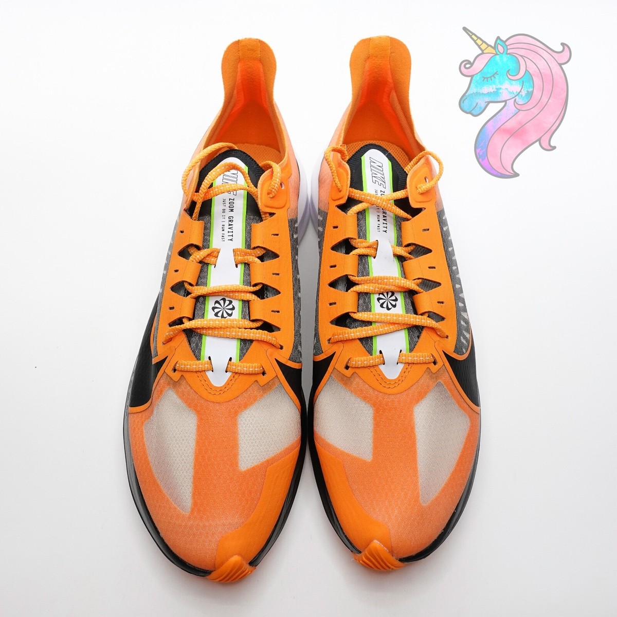 Nike Zoom Gravity Kumquat Orange Black White Sneakers CT1595  display picture 1
