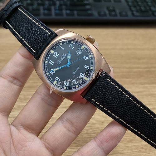 37.5mm Bronze Material Luminous Markers Automatic Wristwatch 5ATM - Picture 32 of 77