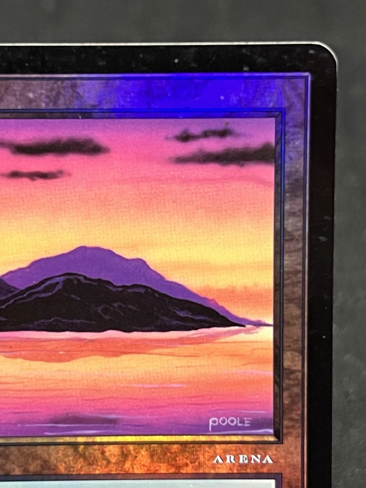 Magic the Gathering Arena Promo Island FOIL ~LP/MP~ 2001 MTG - Image 4 of 4