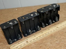 9, 12 & 15 volt battery holders for radio & metal detector repair