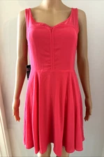 Express Summer Sport Dress Tennis Golf Pickleball Coral Women's Size 4 NEW TAGS