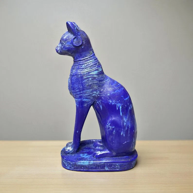 Rare Ancient Egyptian Antiquities Egyptian Goddess Bastet Egyptian Cat Figure BC - Image 4 of 4