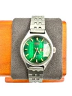 vintage seiko 24mm Women’s Automatic Watch 2206-0490 Working cut glass -f366