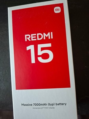 Xiaomi Smartphone Redmi 15 4G 8+256GB Schwarz 6.9'' Handy 7000mAh NFC Android 15