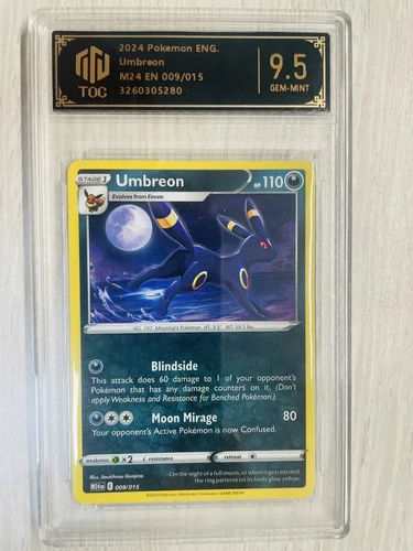 2024 Pokemon TCG Umbreon M24 EN 009/015 TOG 9.5 NM VB16