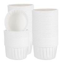 100 StüCk Mini Cupcake Liners Backen Von Cupcakes, Cupcake-Muffin-FöRmchen Weiß