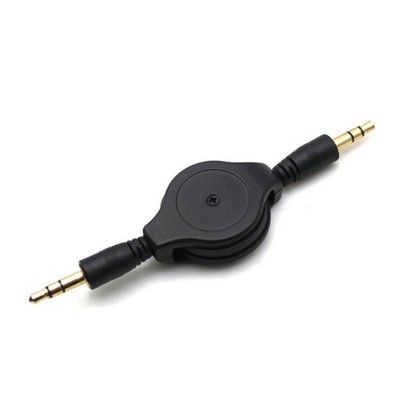 Cavo Audio System-S 3.5mm Jack Maschio-Femmina Angolato 17cm - Adattatore AUX Nero