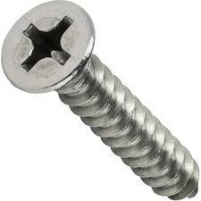 #14 Phillips Flat Head Self Tapping Sheet Metal Screws Stainless Steel All Sizes