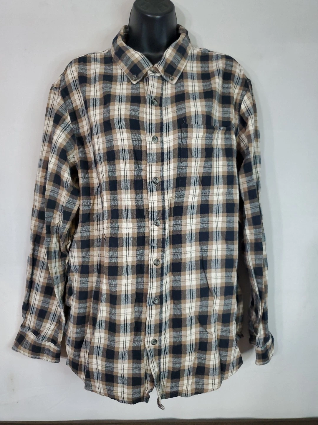 Magellan Button Up Shirt Men's Size XL Flannel Classic Outdoors Long Sleeve