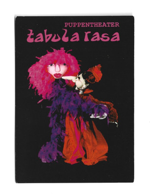 POSTCARD:  PUPPENTHEATER TABULA RASA - PUPPETS - 1997