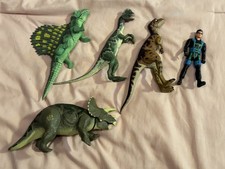 Jurrasic Park/Jurassic Park Lost world Dinosaur Toy Lot-vintage