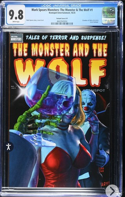 #ad #ad Mark Spears The Monster And The Wolf #1 A71 CGC 9.8 POP 16 $99.99