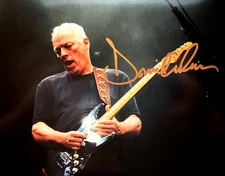 David Gilmour (PINK FLOYD) Hand Signed 8x10" Authentic Original Autograph w/COA