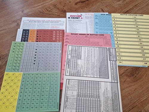 Avalon Hill Russian Front Game Complete Unpunched - Picture 3 of 4