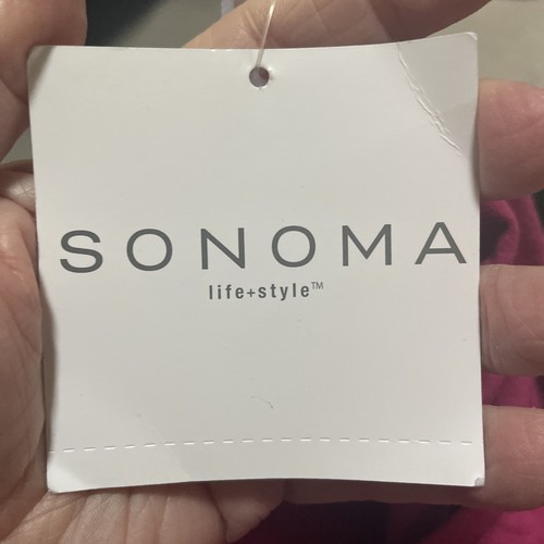 Sonoma Pistol rosa Langarm Grafik Top Größe XL neu mit Etikett - Bild 9 von 10