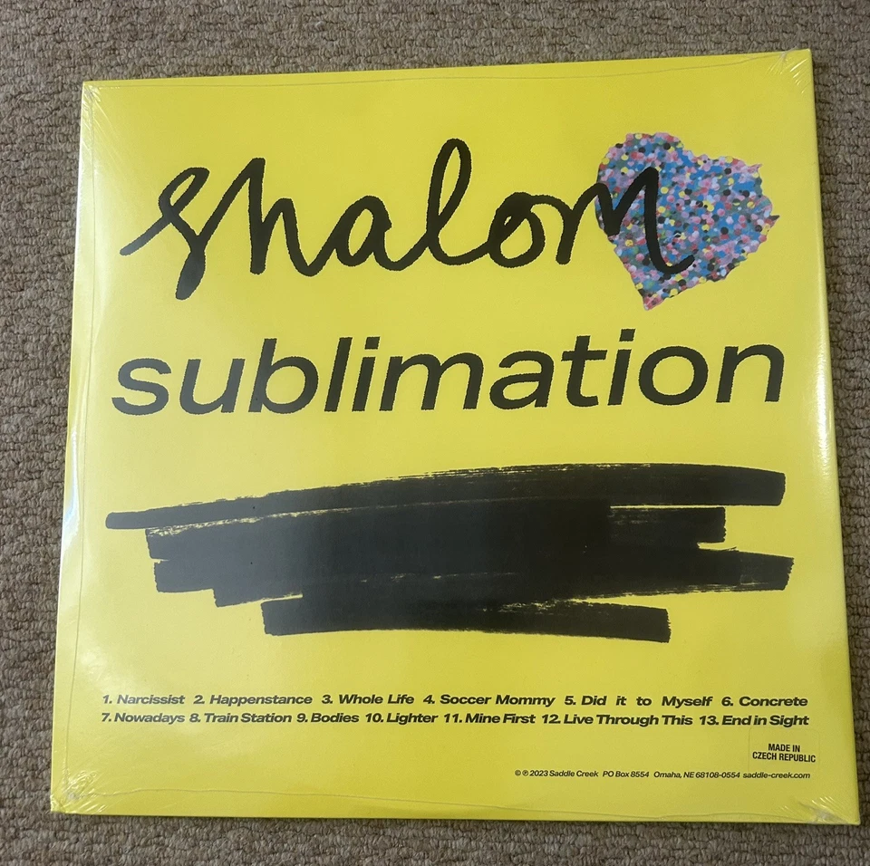 Shalom Sublimation (Vinyl) 12" Album New Sealed free tracked post - Image 2 of 2