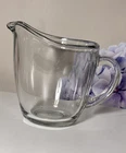 Vintage Anchor Hocking Clear Glass Creamer 4"   Perfect!!!