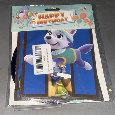 Paw Patrol Happy Birthday Hanging Banner