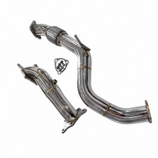 3 304 Stainless Steel Downpipe Front Pipe Exhaust Kit Honda Civic Type R Fl5 3 304 Stainless Steel Downpipe Front Pipe Exhaust Kit Honda Civic Type R Fl5