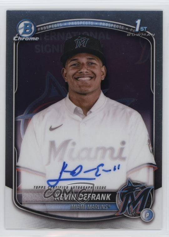 2025 Bowman Chrome Prospect Auto Kevin Defrank #CPA-KD Auto 14dq