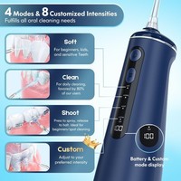 DADA-TECH Oral Irrigator Cordless Water Flosser Blue