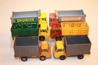 Six (6) Vintage 1960's - 1970's Matchbox Lesney Trucks TIPPER / STAKE / CATTLE
