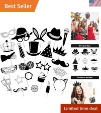 24 Funny DIY Photo Booth Props for Wedding, Birthday  Reunion Celebrations