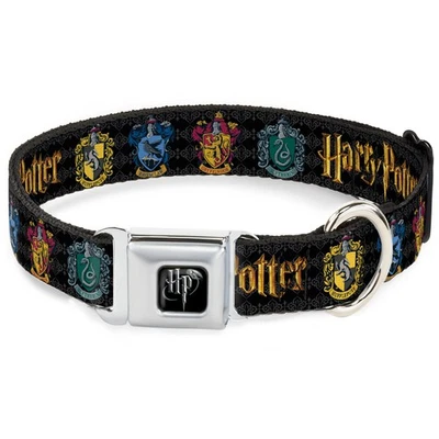 THE WIZARDING WORLD OF HARRY POTTER Dog Collar HPA-Harry Potter Logo Full Color Black/White HARRY POTTER (US IMPORT)