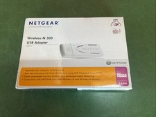 NETGEAR WIRELESS-N 300 USB ADAPTER - 2.4 GHZ - INCLUDES CD'S ETC -Open Box