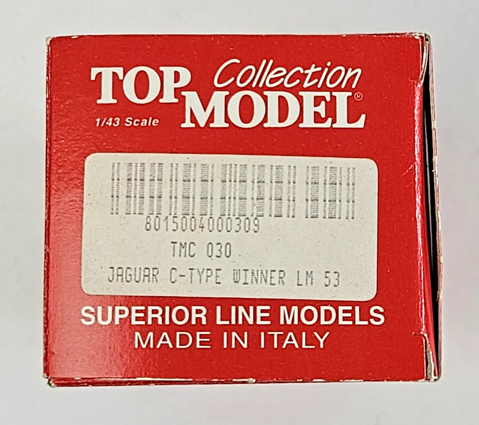 COLECCIÓN TOP MODEL ~ 1:43 Jaguar XK 120 C-Type ~ 1951 y 53 Lemans 24 horas ganador de carrera Foto 4 de 4